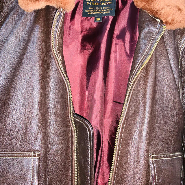 ALPHA INDUSTRIES G-1ジャケット　リアルゴートレザー　極美品