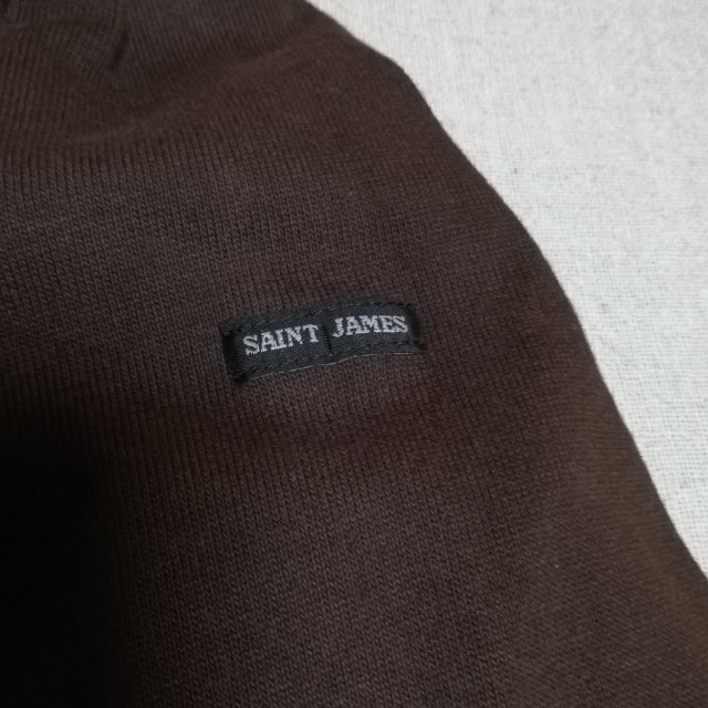 SAINT JAMES(セントジェームス)のセントジェームス　エルボーパッチバスクシャツ T3 レディースのトップス(カットソー(長袖/七分))の商品写真