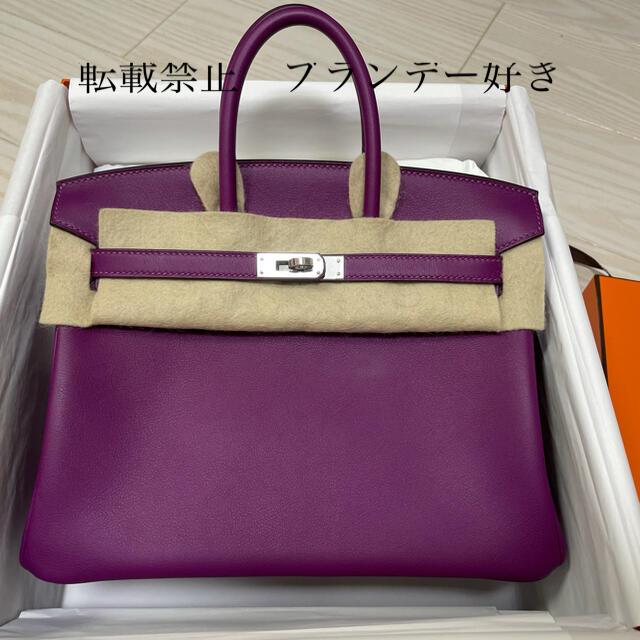 Hermes(エルメス)のエルメス   バーキン25 HERMES アネモネ　ヴォースイフト　2020年製 レディースのバッグ(ハンドバッグ)の商品写真