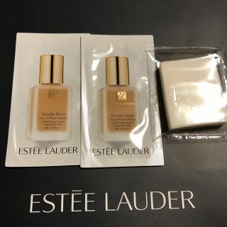 エスティローダー(Estee Lauder)のエスティーローダー　ファンデーション 2袋&スポンジ(サンプル/トライアルキット)