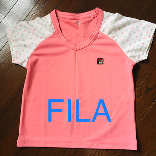 フィラ(FILA)の【新品】FILA フィラ　Tシャツ レディース(Tシャツ(半袖/袖なし))