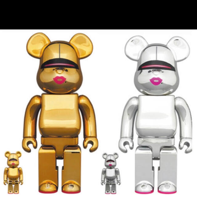 400%BE@RBRICK SORAYAMA × 2G GOLD&SILVER