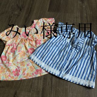 ニシマツヤ(西松屋)の⭐️みい様専用⭐️トップス　2点セット　女の子95サイズ(Tシャツ/カットソー)