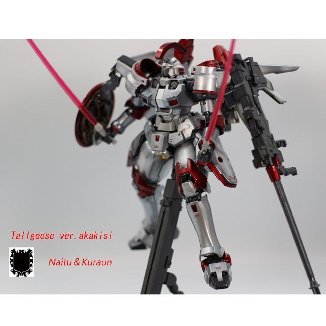 ガンプラ完成品 MGトールギス全塗装 完成品 キャンディ塗装+