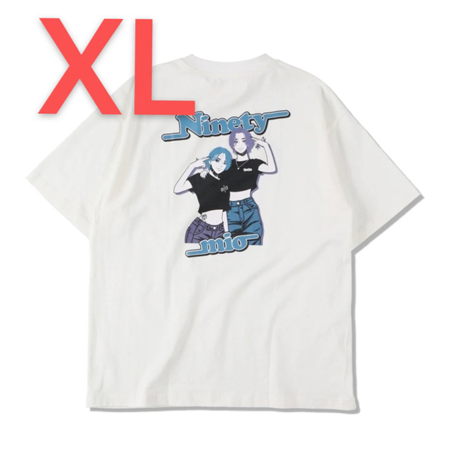 MIO × 9090 90s Girls Unit Tee 白XL