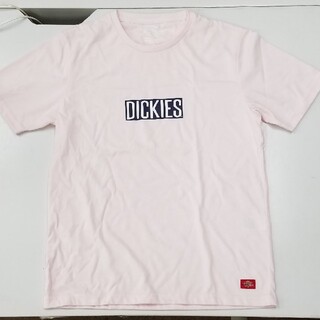 ディッキーズ(Dickies)のDICKIES　ピンク　ロゴ　Tシャツ　M　中古(Tシャツ(半袖/袖なし))