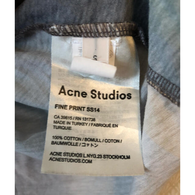 ACNE(アクネ)のAcneStudios マルチカラーTシャツ   S レディースのトップス(Tシャツ(半袖/袖なし))の商品写真