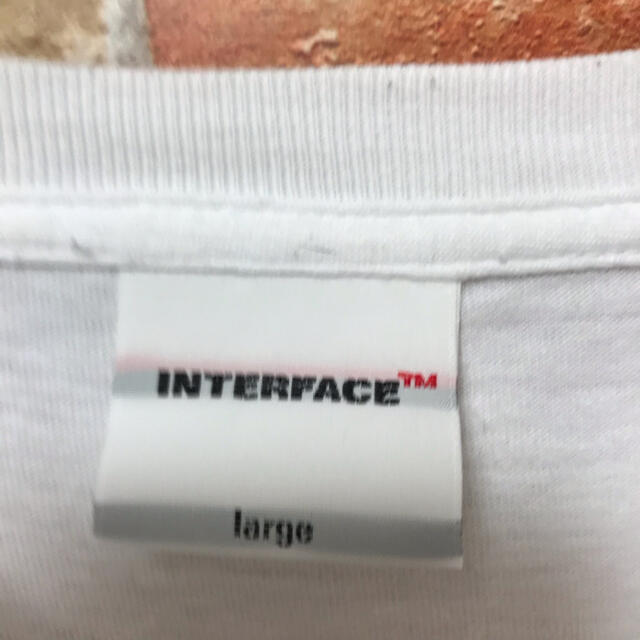 INTERFACE(インターフェイス)のインターフェイス　interface 半袖tシャツ Tシャツ　デカプリント　L メンズのトップス(Tシャツ/カットソー(半袖/袖なし))の商品写真