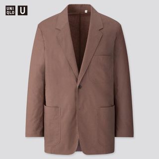 ユニクロ(UNIQLO)のユニクロU 20SS コットンリネンジャケット ワイドフィットテーパードパンツ(セットアップ)