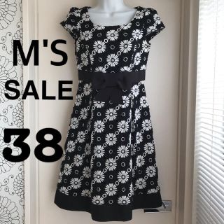 エムズグレイシー(M'S GRACY)のSALE❤︎M’S GRACY❤︎エムズグレイシー デイジー ワンピース 38(ひざ丈ワンピース)