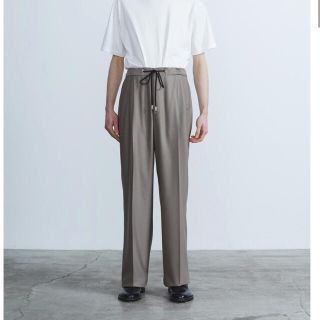 OLD DUNDEE BACK SATIN WIDE EASY SLACKS(スラックス)