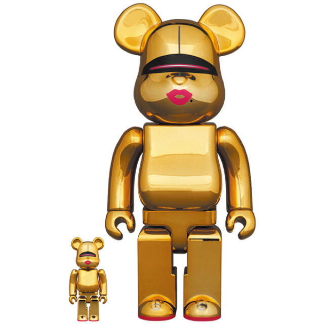 MEDICOM TOY(メディコムトイ)のBE@RBRICK SORAYAMA 2G GOLD Ver 100％ 400％ エンタメ/ホビーのフィギュア(その他)の商品写真