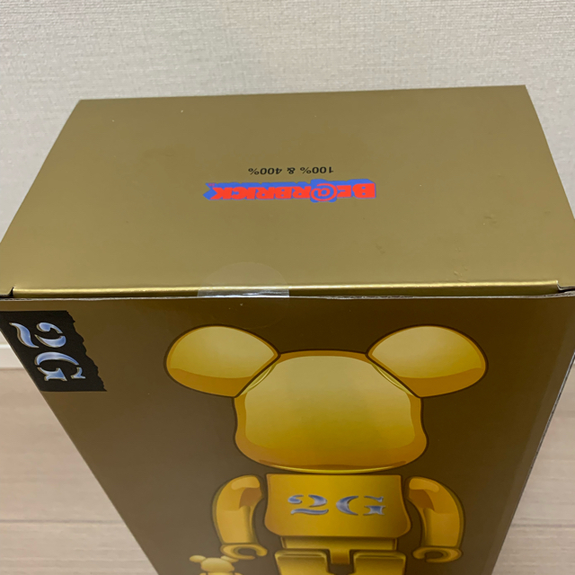 MEDICOM TOY(メディコムトイ)のBE@RBRICK SORAYAMA 2G GOLD Ver 100％ 400％ エンタメ/ホビーのフィギュア(その他)の商品写真