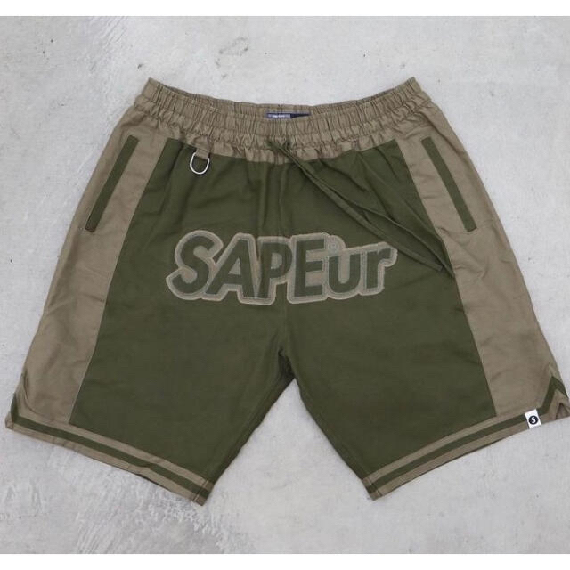 していない Supreme - sapeur バスケットショーツ ダークグリーン Lの通販 by るあ0288's shop｜シュプリームなら