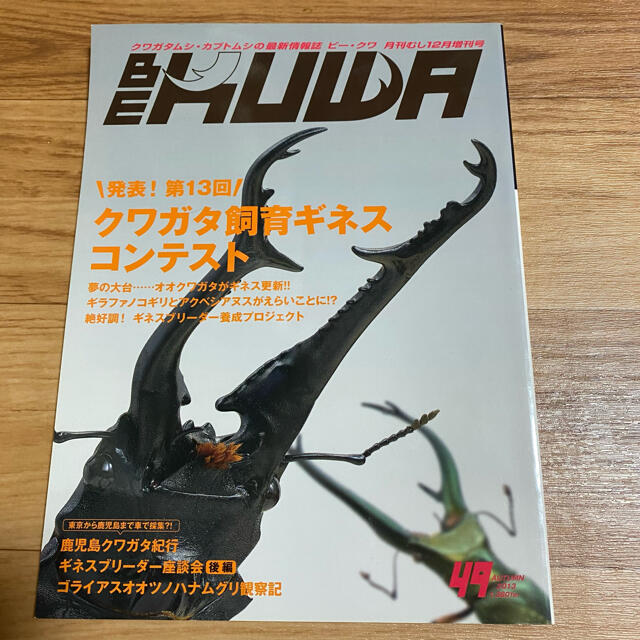 BE-KUWA(ビー・クワ) No.49 2013年 12月号 エンタメ/ホビーの雑誌(趣味/スポーツ)の商品写真