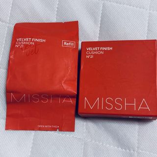 ミシャ(MISSHA)の新品 ミシャ クッションファンデ 本体15g＋リフィル15g(ファンデーション)