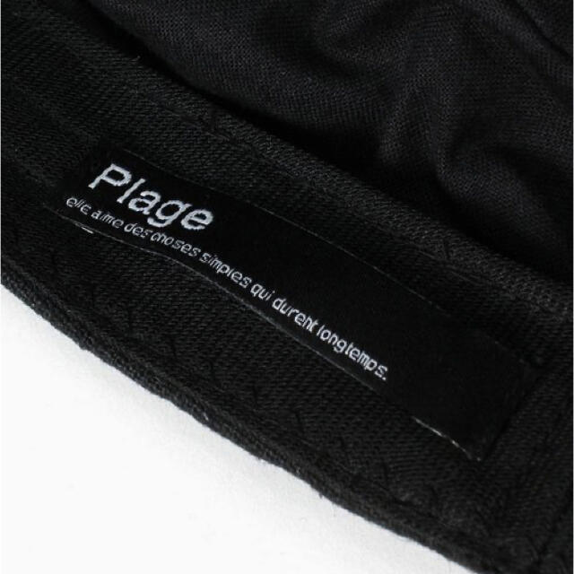 Plage(プラージュ)の【新品】Plage PLAGE LNN CANVAS マリンキャップ（ブラック） レディースの帽子(キャスケット)の商品写真