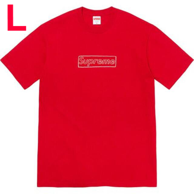 【新品】L / Supreme KAWS Chalk Logo Tee