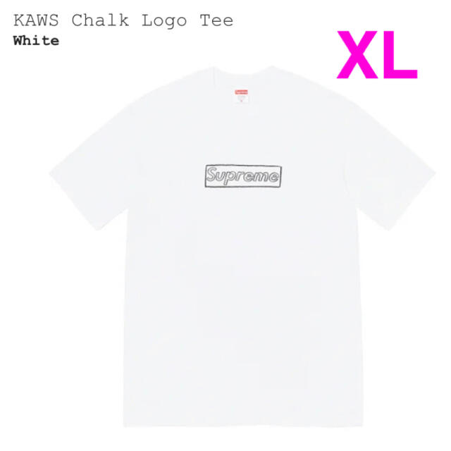 Supreme KAWS Chalk Logo Tee White XL