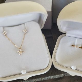 スタージュエリー(STAR JEWELRY)のスタージュエリー　ブライテストスター　ネックレス　ピアス　リング　セット(ネックレス)