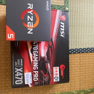 Ryzen5 2600 ＆ X470 gaming pro マザボ セット(PCパーツ)