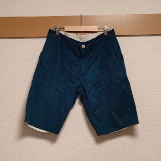 （古着）ショートパンツ　グリーン(ショートパンツ)