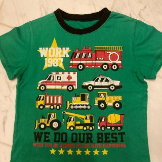 タカラトミー(Takara Tomy)の消防車パトカー救急車 はたらく車　Tシャツ 男の子120(Tシャツ/カットソー)