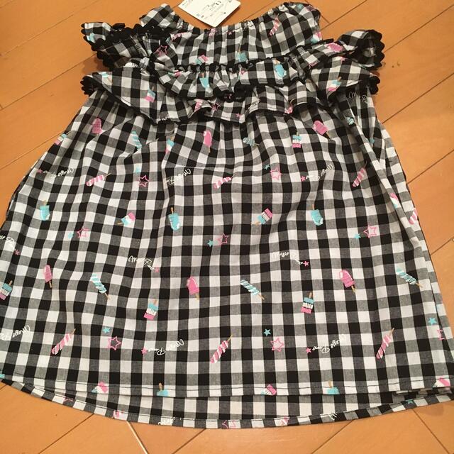 mezzo piano(メゾピアノ)のメゾピアノ★新品タグ付き★90★ワンピース キッズ/ベビー/マタニティのキッズ服女の子用(90cm~)(ワンピース)の商品写真