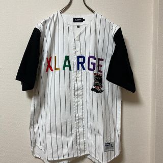 エクストララージ(XLARGE)のXLARGE【エクストララージ】ベースボールシャツ！ビッグロゴ刺繍！ストリート！(シャツ)