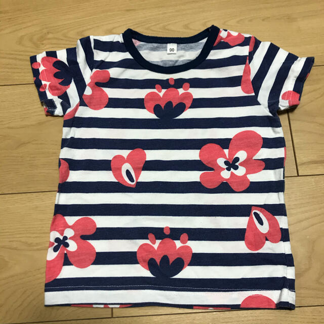 キムラタン(キムラタン)のてるみ様専用★90サイズ 3枚セット 半袖Tシャツ 女の子  キッズ/ベビー/マタニティのキッズ服女の子用(90cm~)(Tシャツ/カットソー)の商品写真