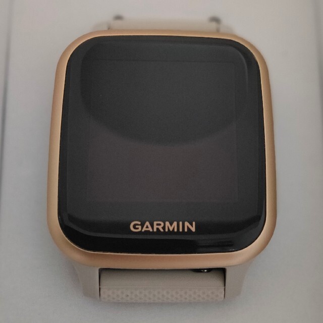 GARMIN(ガーミン)のGarmin VenuSq Music Light Sand/Rose Gold レディースのファッション小物(腕時計)の商品写真