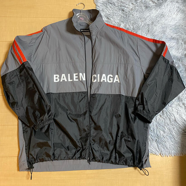Balenciaga - balenciaga ロゴプリント トラックジャケット ナイロン