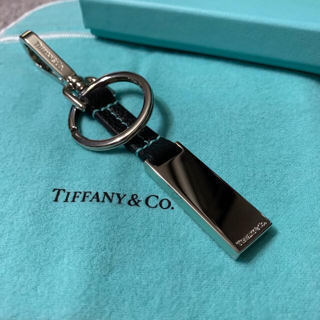 Tiffany Co. ティファニー レザー キーリング キーホルダー