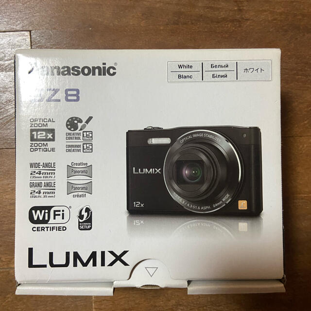 Panasonic(パナソニック)のsz8 ホワイト　lumix panasonic コンデジ スマホ/家電/カメラのカメラ(コンパクトデジタルカメラ)の商品写真