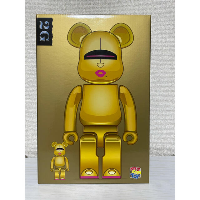 BE@RBRICK SORAYAMA 2G GOLD Ver 100％ 400％