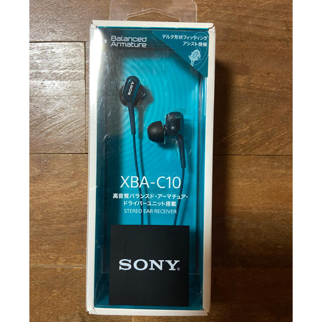 SONY(ソニー)のxba-c10/sony/ イヤホン/ワイヤ/コード スマホ/家電/カメラのオーディオ機器(ヘッドフォン/イヤフォン)の商品写真