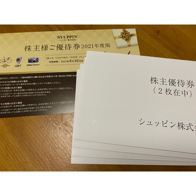 シュッピン　株主優待　10枚　50,000円分