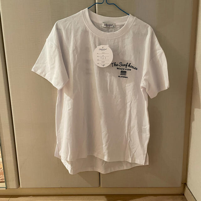 しまむら - しまむら カジュアルTシャツ 英字ロゴ ブルー 新品未使用の