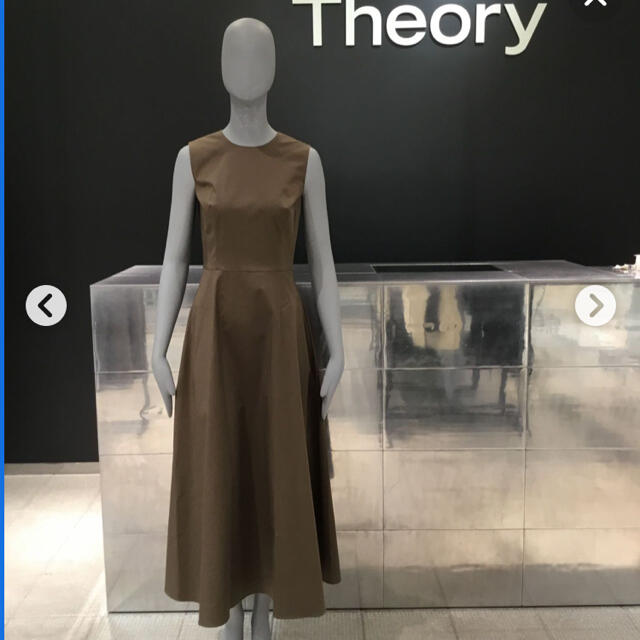 theory ストレッチチノロングワンピース