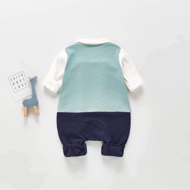 男の子　ベビー　フォーマル　ロンパース　90サイズ キッズ/ベビー/マタニティのキッズ服男の子用(90cm~)(ドレス/フォーマル)の商品写真