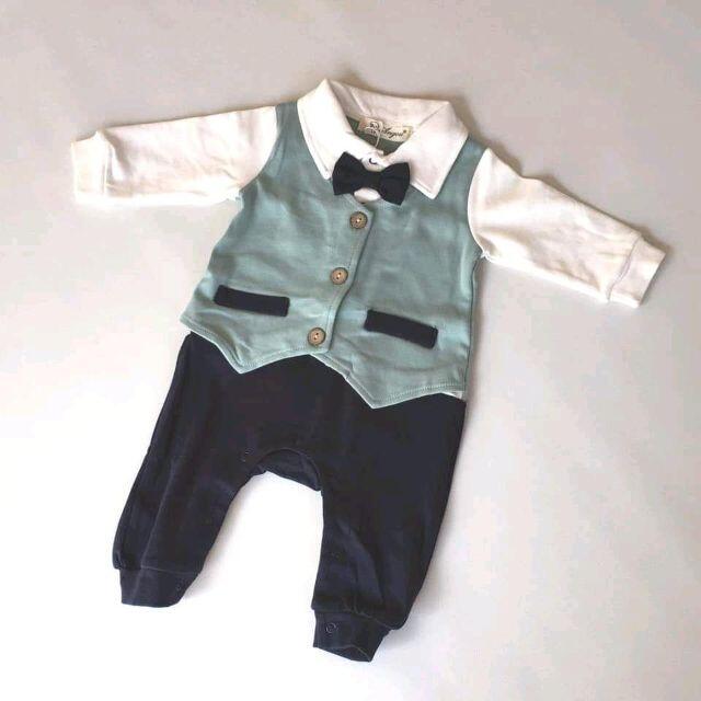 男の子　ベビー　フォーマル　ロンパース　90サイズ キッズ/ベビー/マタニティのキッズ服男の子用(90cm~)(ドレス/フォーマル)の商品写真