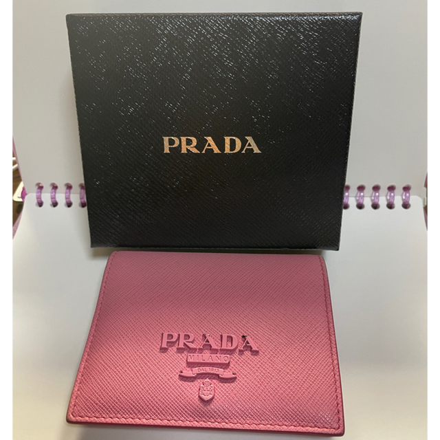 【あと1日で出品取消】 PRADA サフィアノ 二つ折り財布