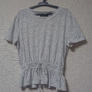 ザラ(ZARA)のZARA⭐水玉トップス(カットソー(半袖/袖なし))