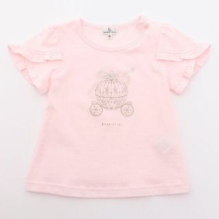 クミキョク(kumikyoku（組曲）)の新品　組曲　馬車モチーフ　半袖Ｔシャツ　140(Tシャツ/カットソー)