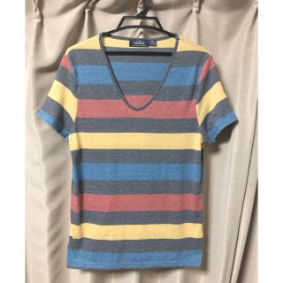 トップマン(TOPMAN)のトップマン ボーダーTシャツ sizeM TOPMAN トップショップ(Tシャツ/カットソー(半袖/袖なし))