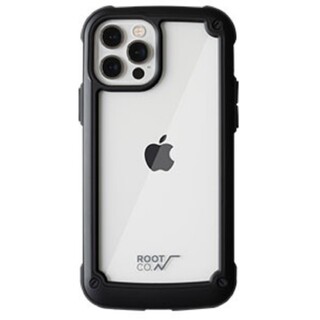 ROOT CO. ケース iPhone12 ブラック(iPhoneケース)