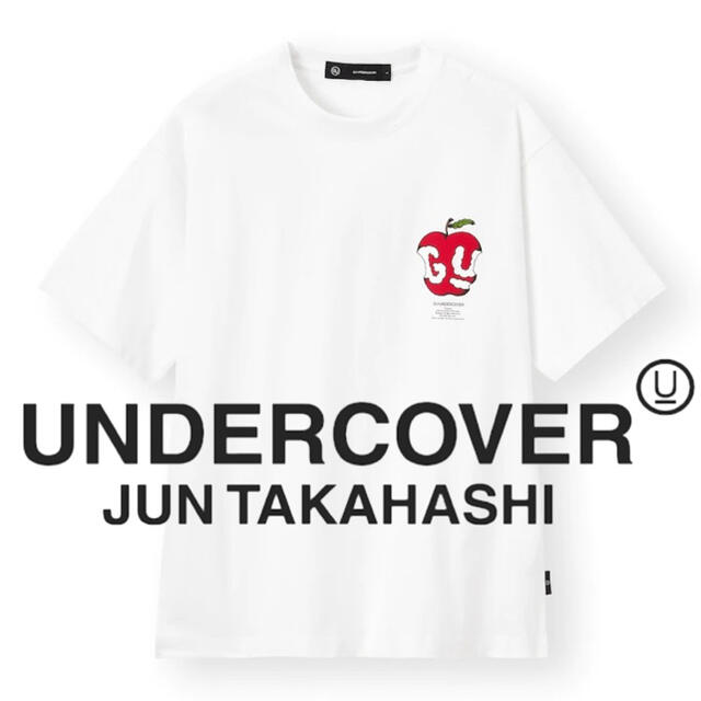 UNDERCOVER(アンダーカバー)の新品！UNDERCOVER GU Disney Apple Tee White メンズのトップス(Tシャツ/カットソー(半袖/袖なし))の商品写真