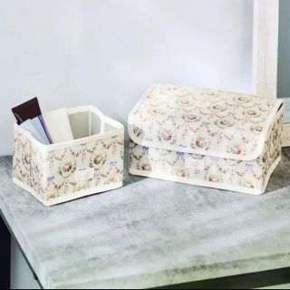 メゾンドフルール(Maison de FLEUR)のstady6月号 付録メゾンドフルール 収納BOXセット　新品未開封(小物入れ)