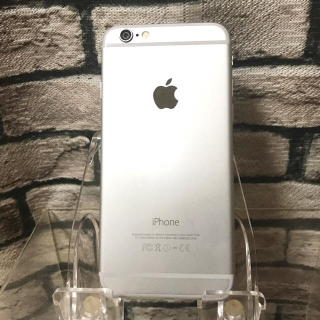 iPhone(アイフォーン)の美品！ iPhone 6 silver 16GB SIMフリー スマホ/家電/カメラのスマートフォン/携帯電話(スマートフォン本体)の商品写真