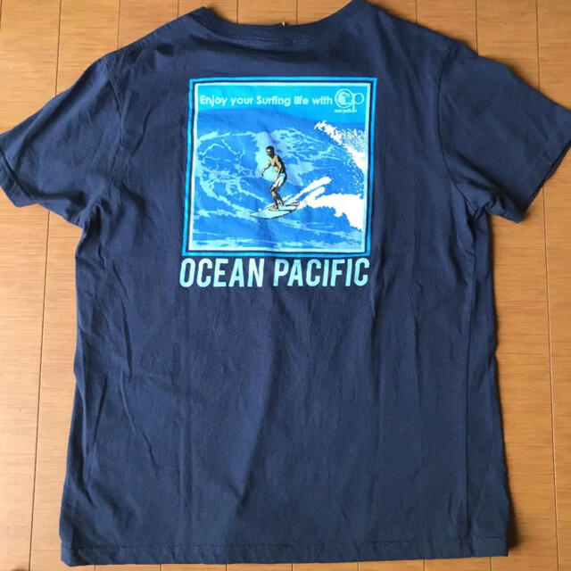 OCEAN PACIFIC(オーシャンパシフィック)の希少 新品 ocean pacific pocket t shirt NAVY メンズのトップス(Tシャツ/カットソー(半袖/袖なし))の商品写真